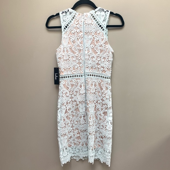 SOLDLulus Dream Life Light Blue Lace Bodycon Dress - Picture 8 of 8